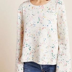 Paint splatter sweatshirt